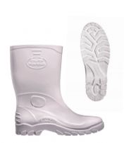 BOTA PVC CANO CURTO BRANCA - CALFOR